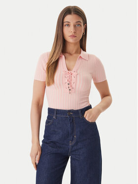 Guess Guess Sweter W6GR09 Z0590 Pomarańczowy Regular Fit