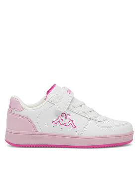 Kappa Kappa Sneakersy Logo Malone Ev Kid 36185LW Biały
