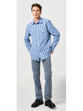 Wrangler Wrangler Jeansy Greensboro Szary Regular Fit