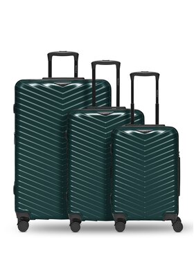 Redolz Redolz Komplet walizek 301086 Zielony