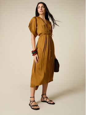 Oltre Oltre Abito da sera 7033J000858N037 Oro A-Line Fit