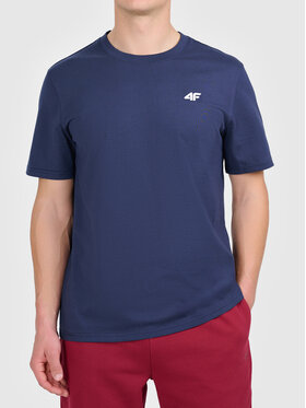 4F 4F T-Shirt 4FWMM00TTSHM3340-31S Granatowy Active Fit