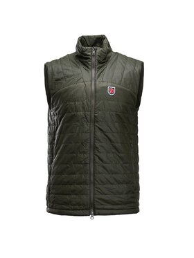 Fjällräven Fjällräven Kamizelka F87076-662 R. L Zielony Regular Fit