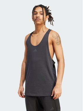 adidas adidas Koszulka techniczna 150847 Czarny Loose Fit