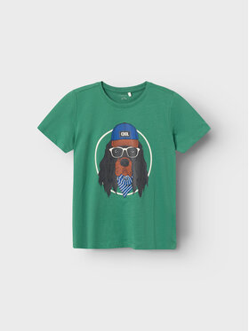 NAME IT NAME IT T-Shirt 13220010 Zielony Regular Fit