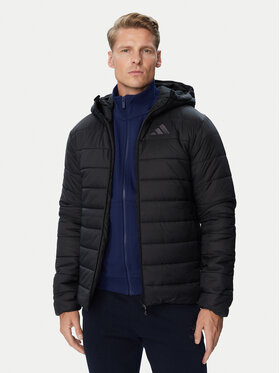 adidas adidas Pohodna jakna Terrex Multi Essentials Climawarm Insulated Hooded Jacket KX4221 Črna Regular Fit
