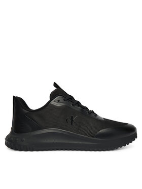 Calvin Klein Calvin Klein Sportcipők Eva Runner Lace Up Mat Mix YM0YM01442 Fekete