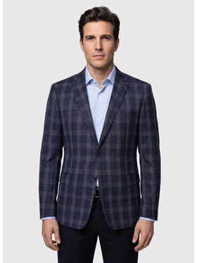 Pako Lorente Pako Lorente Marynarka P26WF-3X-021 Granatowy Slim Fit