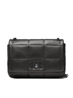 Calvin Klein Calvin Klein Geantă Re-Lock Quilt Shoulder Bag K60K610454 Negru