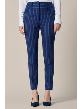 Lancerto Lancerto Spodnie materiałowe Diletta SP073126000001 Granatowy Regular Fit