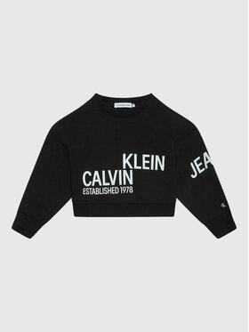 Calvin Klein Jeans Calvin Klein Jeans Bluza Inst Hero Logo IG0IG01272 Czarny Regular Fit