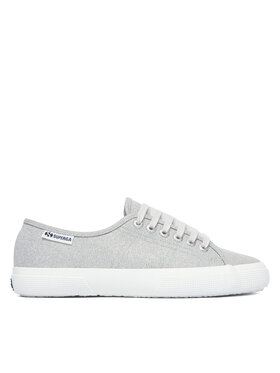 Superga Superga Кросівки 3750 Jersey Lame Leggera Low Top S4135ZW Срібний