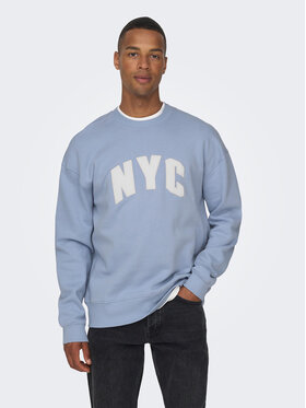 Only & Sons Only & Sons Bluza 22026376 Niebieski Regular Fit