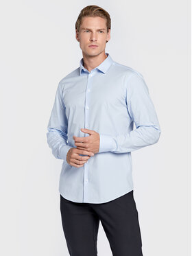 Casual Friday Casual Friday Camicia Palle 500924 Blu Slim Fit