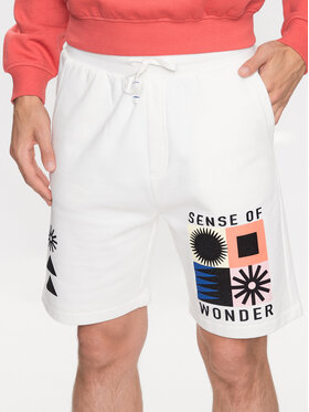 Only & Sons Only & Sons Sportovní kraťasy 22025416 Bílá Relaxed Fit