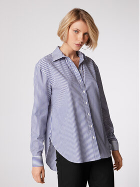 Simple Simple Camicia LINDA TOL KOD550-01 Blu scuro Relaxed Fit