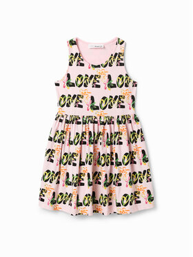 Desigual Desigual Kleid für den Alltag 23SGVK11 Rosa Regular Fit
