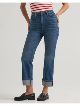 Lee Lee Jeansy X MM JEAN Niebieski Loose Fit
