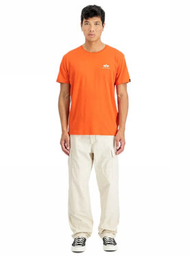 Alpha Industries Alpha Industries T-Shirt AI.188505-736 Pomarańczowy Basic Fit