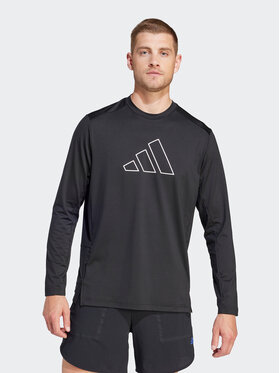 adidas adidas Тениска от техническо трико Train Icons Small Logo Training IN9806 Черен Regular Fit