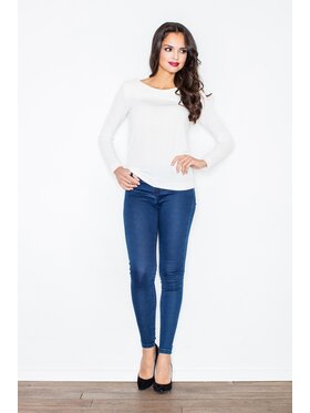 FIGL FIGL Sveter M244 Écru Regular Fit