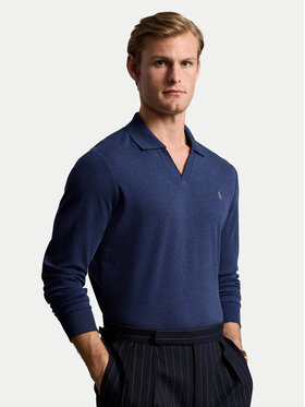 Polo Ralph Lauren Светр 710922252003 Cиній Custom Slim Fit