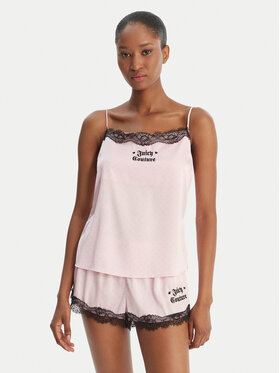 Juicy Couture Juicy Couture Pizsama JCYPJ126862 Rózsaszín Slim Fit