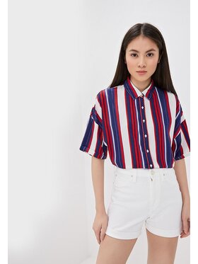 Lee Lee Koszula CROPPED SHIRT Biały Regular Fit