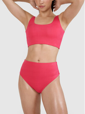 4F 4F Dół od bikini SWIMWEAR MIDSHOP TEXTILE Różowy