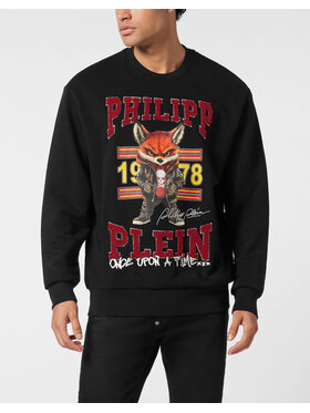 PHILIPP PLEIN PHILIPP PLEIN Bluza 25967 Czarny Regular Fit