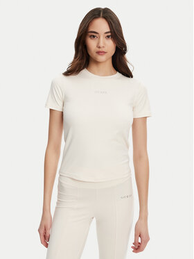 Guess Guess Футболка V5RI10 KCD02 Écru Regular Fit