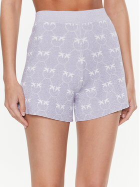 PINKO Pinko Šortky z materiálu 100545 A0IT Fialová Slim Fit