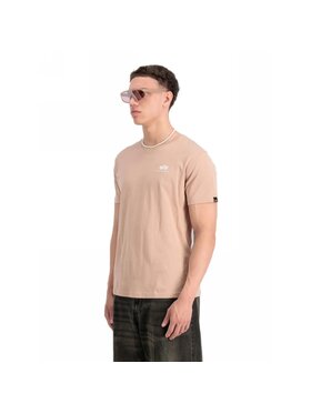 Alpha Industries Alpha Industries Tričko AI.188505-721 Hnedá Regular Fit