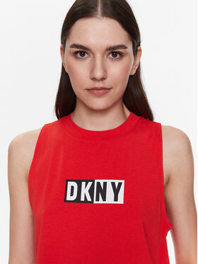 DKNY Sport Top DP2T5892 Rdeča Classic Fit