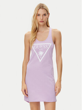 Guess Guess Kleid für den Alltag E3GP03 JA914 Violett Regular Fit