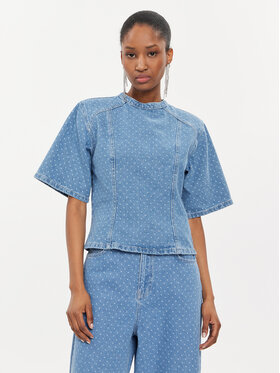Custommade Custommade Blusa Stella 999449289 Blu Regular Fit