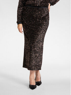 Elena Mirò Elena Mirò Gonna maxi 1018Z000057N032 Marrone Regular Fit