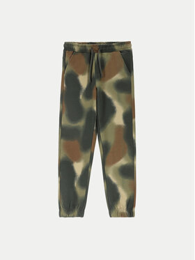 Coccodrillo Coccodrillo Pantaloni trening ZC4120101GBJ Verde Regular Fit