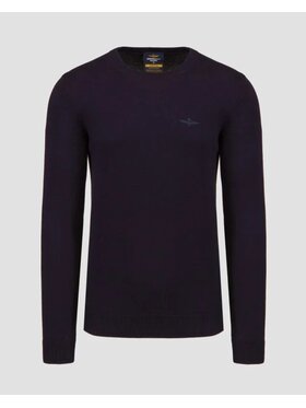 Aeronautica Militare Aeronautica Militare Sweter 241MA1502L506 Granatowy Regular Fit