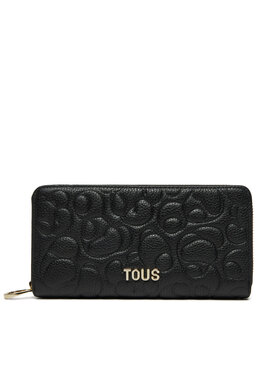 TOUS TOUS Голям дамски портфейл Greta 2002021151 Черен