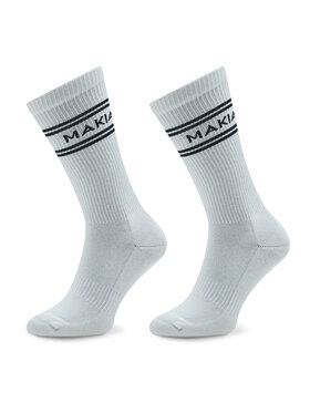 Makia Makia 2er-Set hohe Unisex-Socken Stripe U83015 Weiß