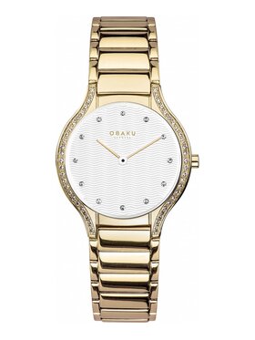 Obaku Obaku Zegarek V276LEGISG Złoty