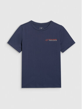 4F 4F T-Shirt URBAN COMMUTER Granatowy Regular Fit