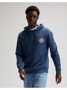 Lee Lee Bluza CIRCLEHOODIE Niebieski Regular Fit