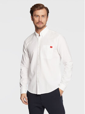 Hugo Hugo Marškiniai Evito 50479302 Balta Slim Fit