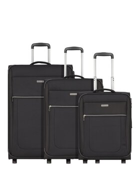 Paklite Paklite Komplet walizek 289898 Czarny