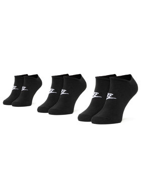 Nike Nike Σετ 3 ζευγάρια κοντές κάλτσες unisex SK0111 010 Μαύρο