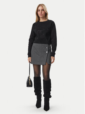 Guess Guess Fustă mini W6BD21 K6218 Gri Regular Fit