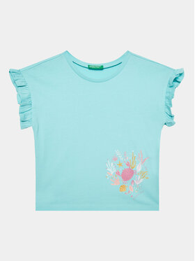 United Colors Of Benetton United Colors Of Benetton T-shirt 3096G1093 Plava Regular Fit