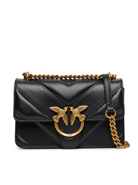 PINKO PINKO Ročna torba Love One Mini Light Dc. Al 25-26 PLTT 104550 A2OS Črna